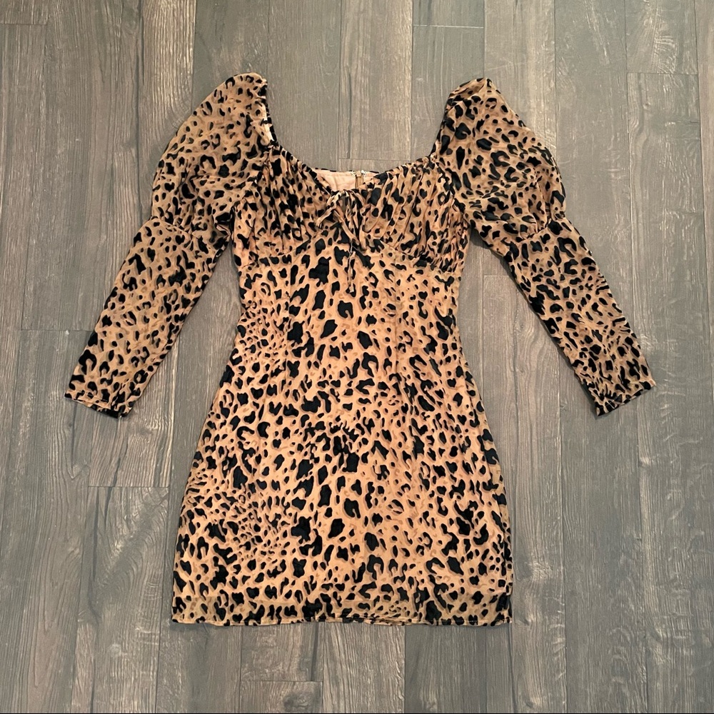 Audrey 3+1 Leopard Print Dress